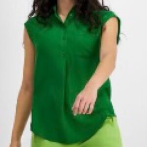 Bar III Green Blouse